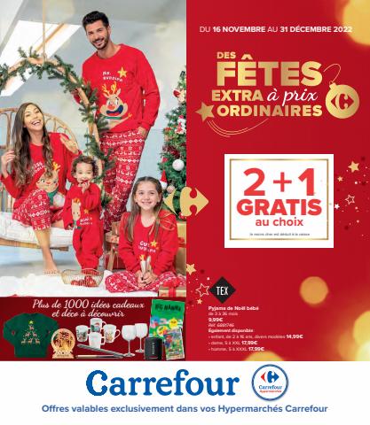 Catalogue Carrefour | Des fêtes extraordinaires ! | 16/11/2022 - 31/12/2022