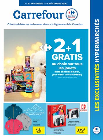Catalogue Carrefour | Vos offres hypermarché exclusives | 30/11/2022 - 05/12/2022