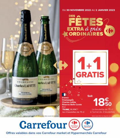 Catalogue Carrefour | Des fêtes extra à prix ordinaires ! | 09/12/2022 - 12/12/2022