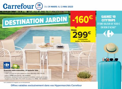Catalogue Carrefour à Liège | Destination jardin | 31/3/2023 - 2/5/2023
