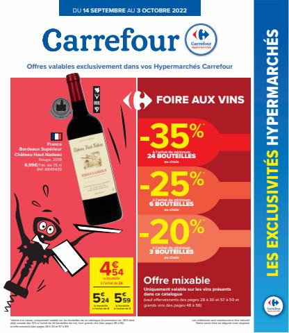 Catalogue Carrefour Market à Bruxelles | Vos offres hypermarché exclusives | 14/09/2022 - 03/10/2022