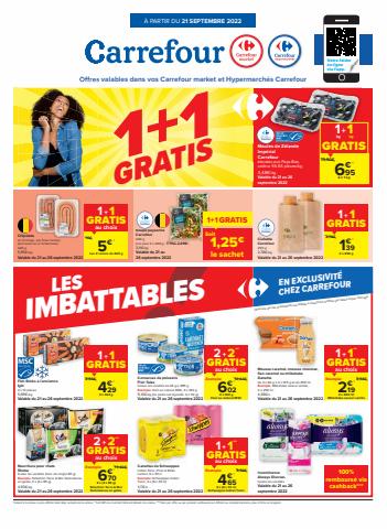 Catalogue Carrefour Market à Roulers | folder Carrefour Market | 21/09/2022 - 03/10/2022