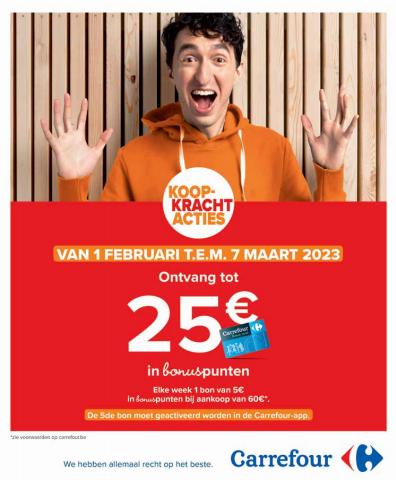 Catalogue Carrefour Market à Bruges | Februari 2023 - NL | 24/1/2023 - 22/3/2023