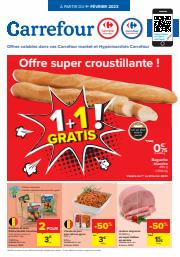 Catalogue Carrefour Market à La Louvière | folder Carrefour Market | 01/02/2023 - 06/02/2023