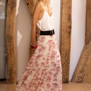 3S. x Le Vestiaire - Jupe imprimé savane Mila - Promo Mode femme offre à 39,99€ sur 3 Suisses