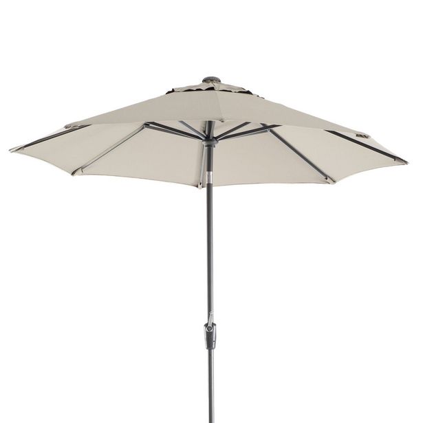 Intratuin parasol Trinidad crème 80+UV D 250 cm offre à 79,99€