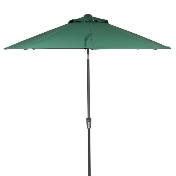 Intratuin parasol Trinidad groen 80+UV D 300 cm offre à 99,99€