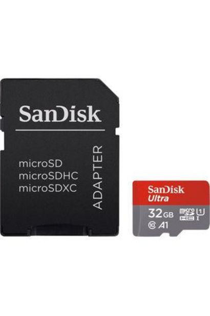 Sandisk GPS Acc 32GB Micro SDHC Ultra Android 120 MB/s CLASS 10 A1 offre à 11,95€
