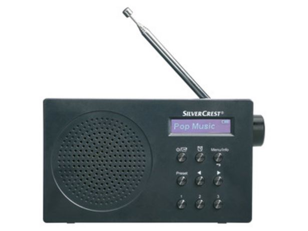 SILVERCREST® Radio DAB+, Bluetooth® offre à 27,99€