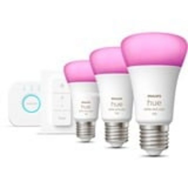 Philips HUEWhite and Color Ambiance Starterkit E27 ledlamp offre à 159,9€ sur Alternate