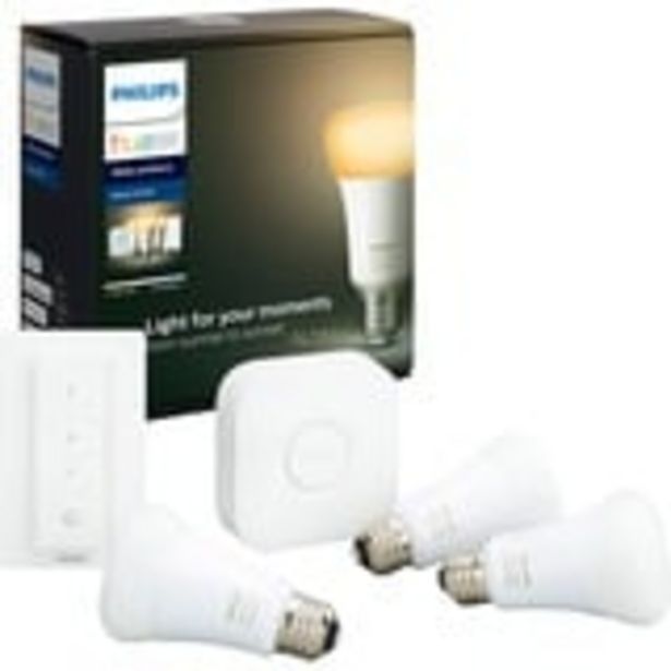 Philips HUEWhite Ambiance Starterkit E27 ledlamp offre à 104,9€ sur Alternate