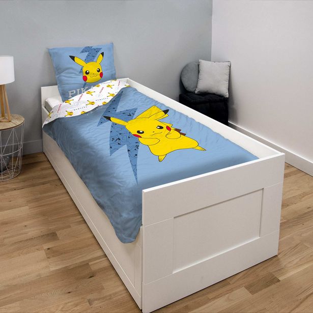 Parure de lit 1 personne 'Pokémon' offre à 35€