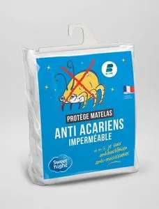 Housse de matelas imperméable anti acariens offre à 24€ sur Kiabi