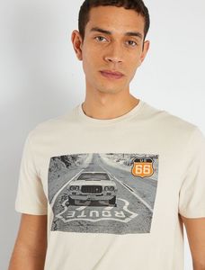 T-shirt 'Route 66' en jersey offre à 10,4€ sur Kiabi