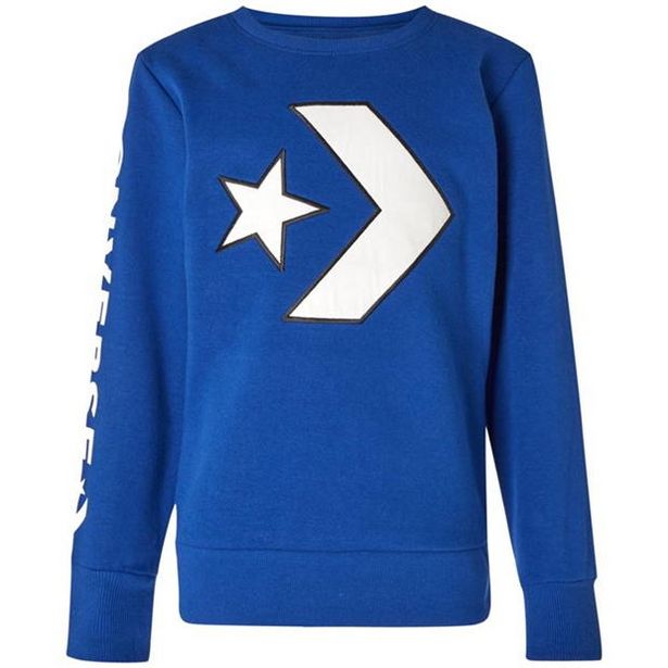 Converse Applique Star Chevron Sweatshirt offre à 24€