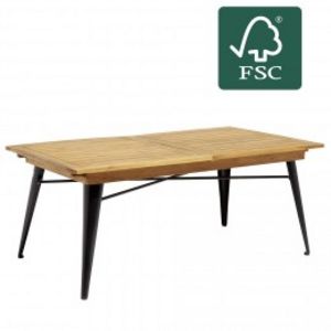 Table extensible Fabrik 6/8 personnes métal et bois certifié FSC®  offre à 359€ sur GiFi