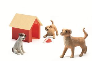 Les chiens* (Maisons De Poupées Djeco) offre à 9€ sur Les Choses Chouettes
