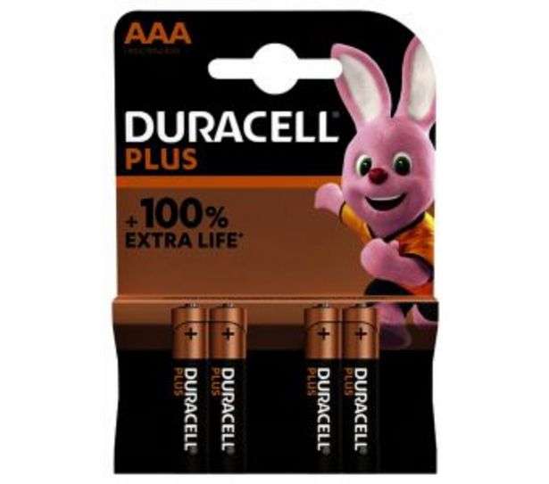 Duracell Piles AAA offre à 7,45€