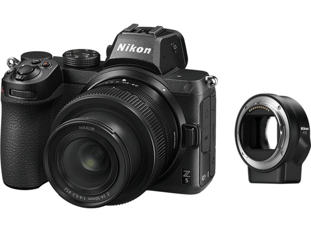 NIKON Appareil photo hybride Z 5 + 24-50 mm + Adaptateur monture FTZ (VOA040K003) offre à 1666€ sur Media Markt