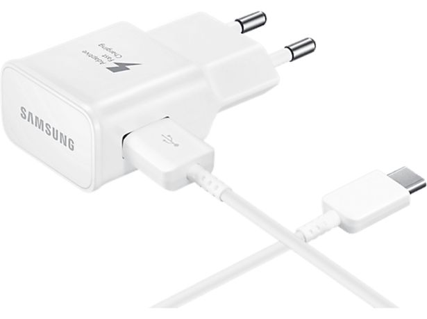 SAMSUNG Chargeur USB 2 A + Câble USB-C Blanc (EP-TA20EWECGWW) offre à 19€