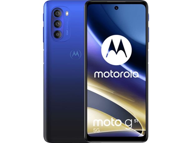 MOTOROLA Smartphone Moto G51 128 GB Blue (PAS80030SE) offre à 179€ sur Media Markt