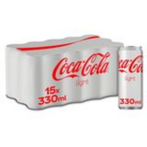 Coca-Cola Light Coke Soft drink Canette 15 x 330 ml offre à 11,79€ sur Carrefour Drive