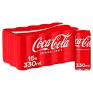 Coca-Cola Coke Soft drink 15 x 330 ml offre à 11,85€ sur Carrefour Express