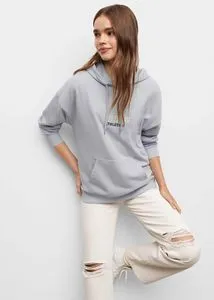Sweater à capuche coton offre à 19,99€ sur Mango