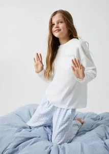 Pyjama long à carreaux offre à 19,99€ sur Mango