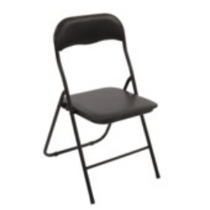 Chaise pliante métal 80x48x44 cm noir offre à 15,99€ sur GAMMA