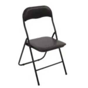 Chaise pliante métal 80x48x44 cm noir offre à 12,79€ sur GAMMA
