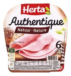 Authentique jambon nature tr. offre à 4,69€ sur Colruyt