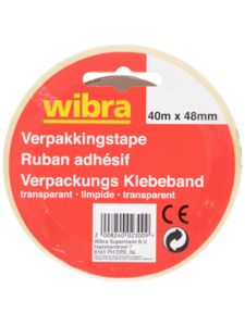Ruban adhésif – transparant offre à 1,09€ sur Wibra