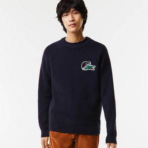 Pull homme Lacoste Holiday badge grand crocodile offre à 120€ sur Lacoste