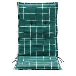 Coussin pour fauteuil de terrasse Promo - bleu azur - 123x50x5 cm offre à 10€ sur Leen Bakker
