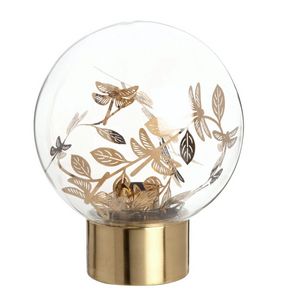 Lampe en métal doré et globe en verre offre à 44,99€ sur Maisons du Monde