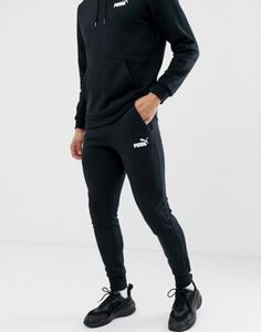 Puma Essentials small logo slim joggers in black offre à 23€ sur ASOS
