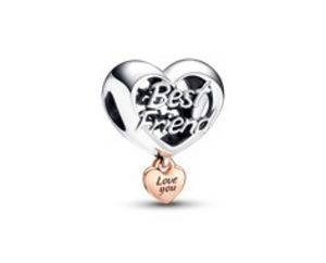 Charm Cœur Love You Best Friend offre à 39€ sur Pandora