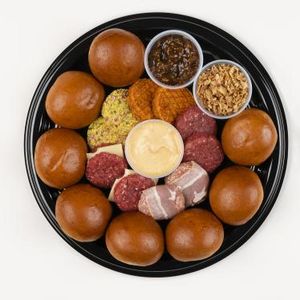 Mini-burgers party box offre à 12€ sur Renmans