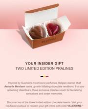Two Limited Edition Pralines offre à 